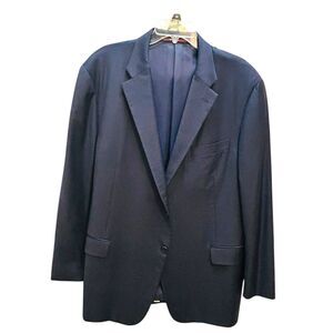 Hickey Freeman Blazer 50R Dark Blue Loro Piana Super 150 Wool Sport Coat Beacon